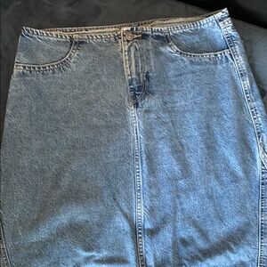 H&M Denim skirt straight cut